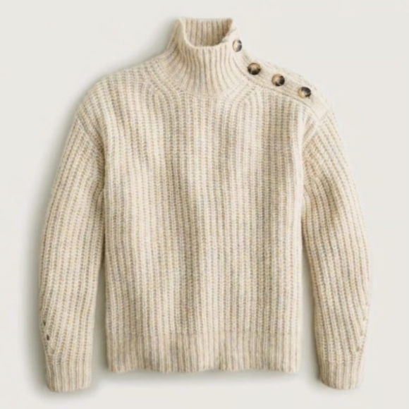 J. Crew Sweaters - J. Crew Alpaca Wool Pullover Sweater Funnel Mock